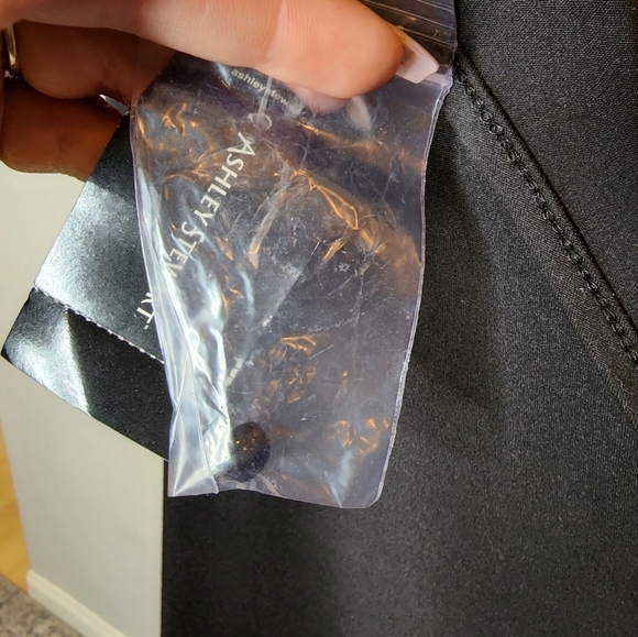 NWT Ashley Stewart Black Stretchy Jumper Short Sleeves Size 22/24 3X - Picture 13 of 13